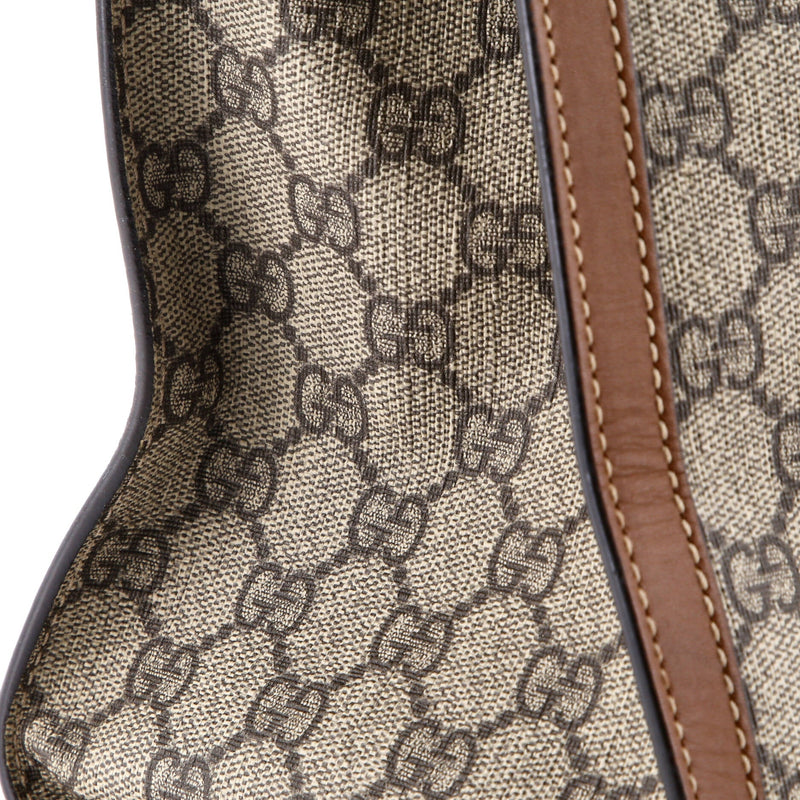 Padlock Chain Tote Gg Coated Canvas With