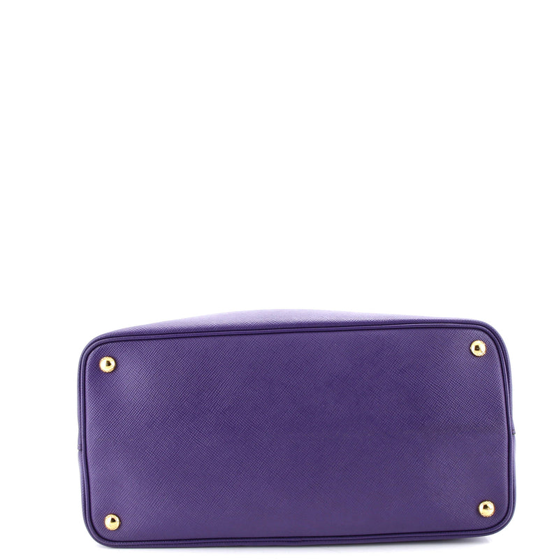 Cuir Double Tote Saffiano Leather Large