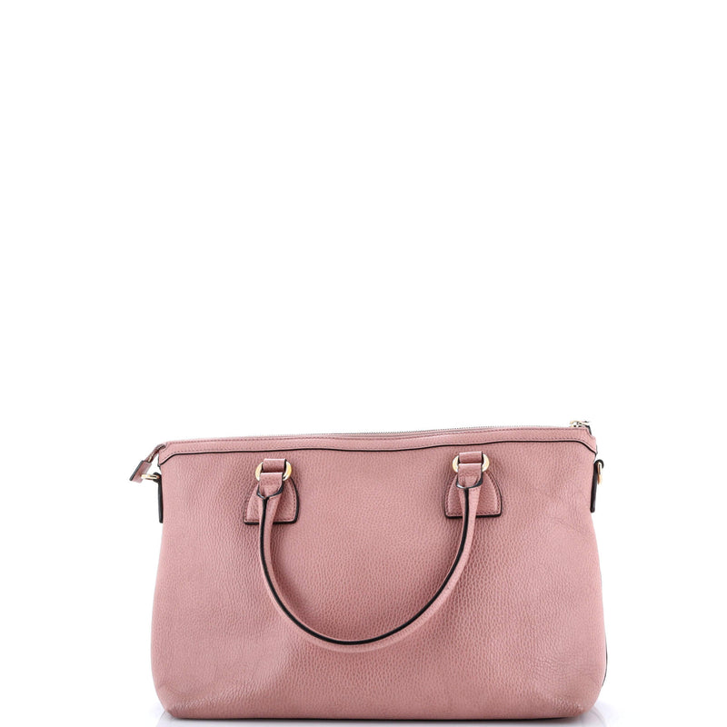 Lady Dollar Zip Convertible Tote Leather