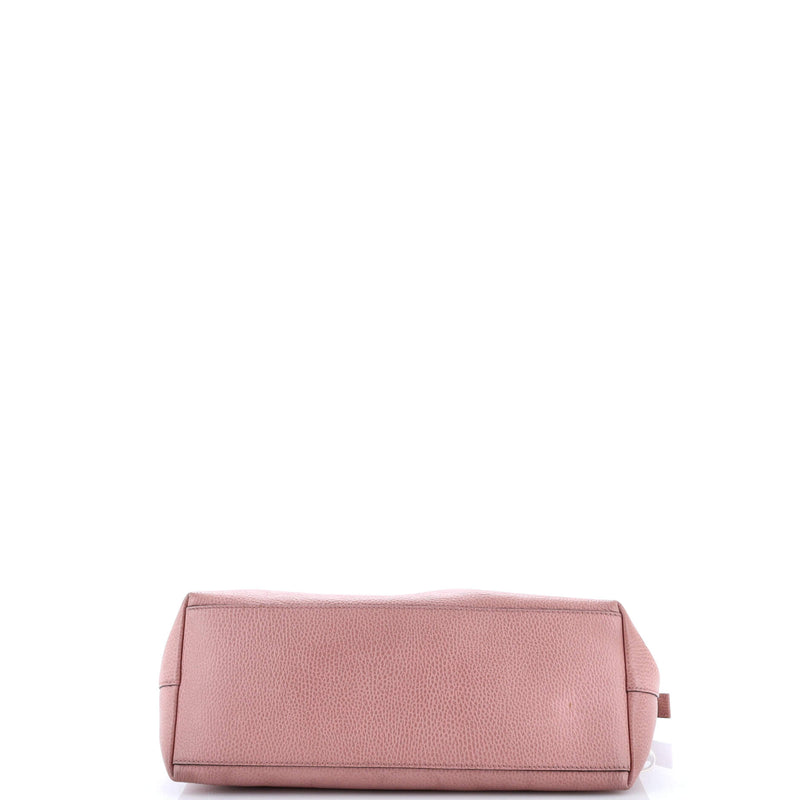 Lady Dollar Zip Convertible Tote Leather