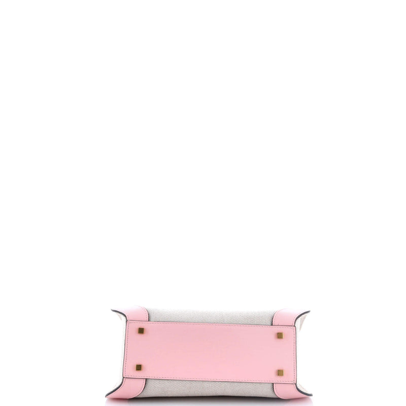 Vlogo Shopper Tote Canvas And Leather