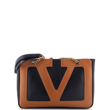 Viva Superstar Chain Tote Leather Small