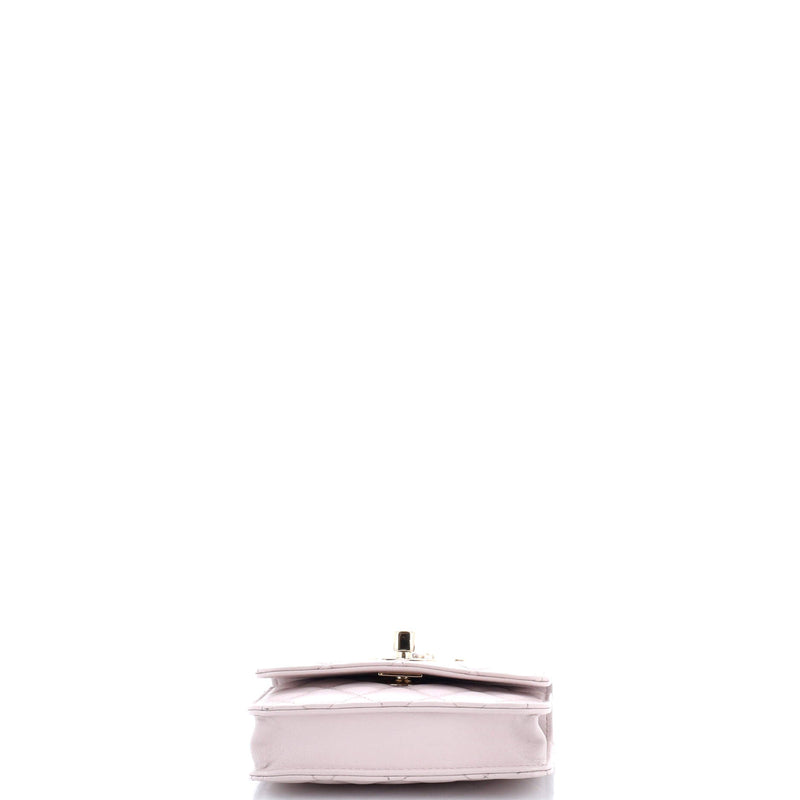 Trendy Cc Card Holder On Chain Quilted