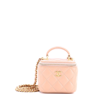 Classic Top Handle Vanity Case With