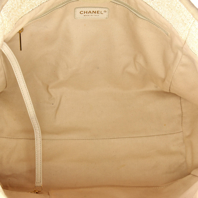 Deauville Tote Raffia With Glitter