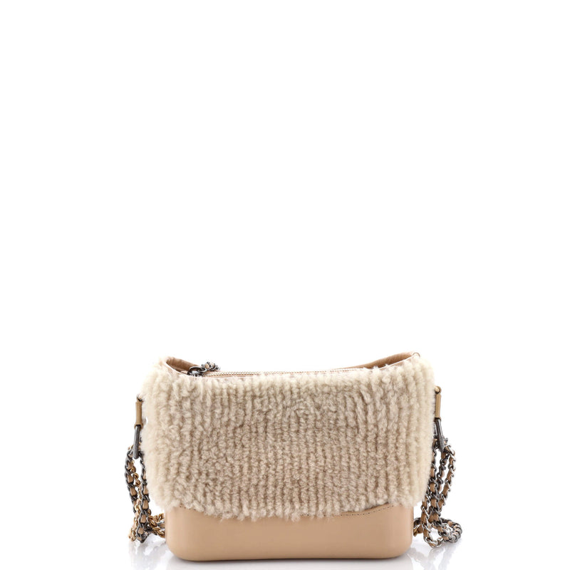 Gabrielle Hobo Shearling And Leather