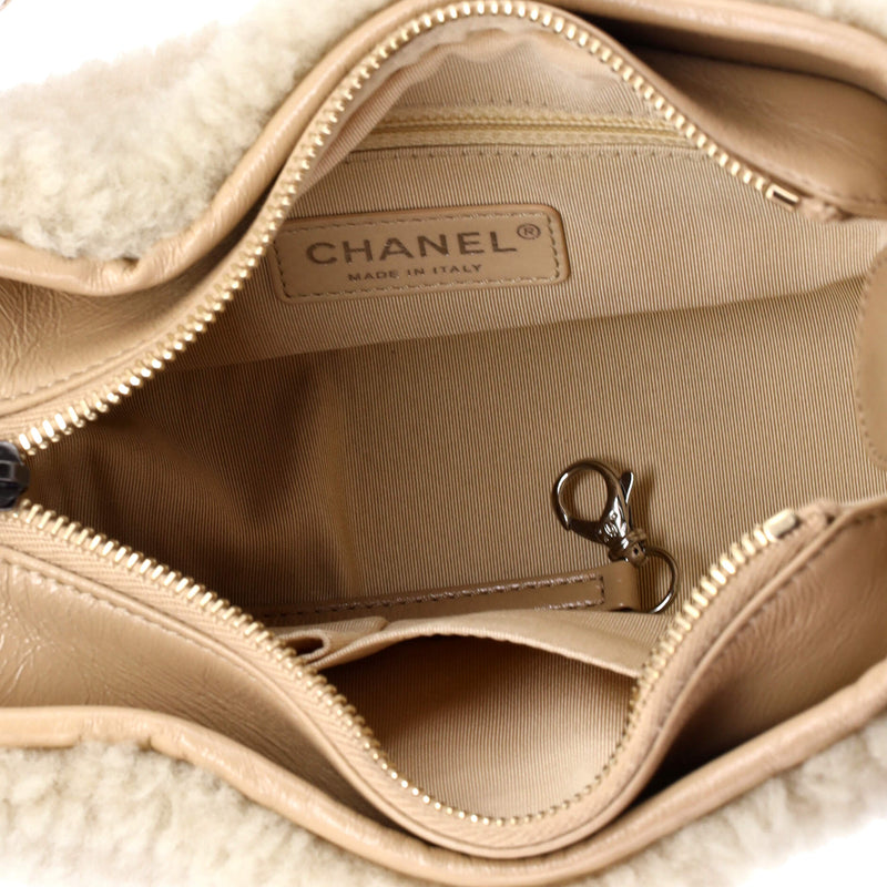 Gabrielle Hobo Shearling And Leather