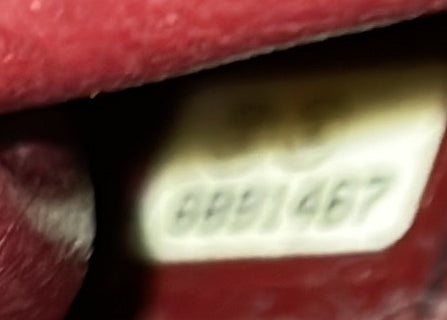 Vintage Clutch With Chain Quilted