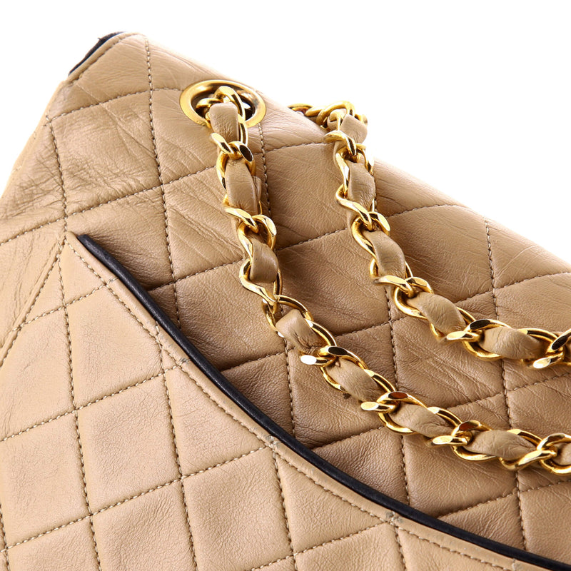 Vintage Square Classic Flap Bag Quilted