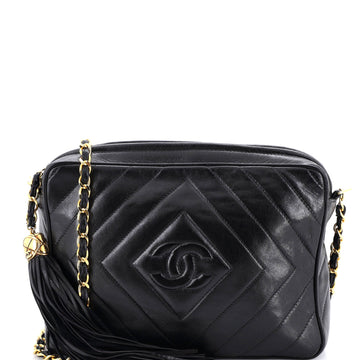 Vintage Diamond Cc Camera Bag Chevron