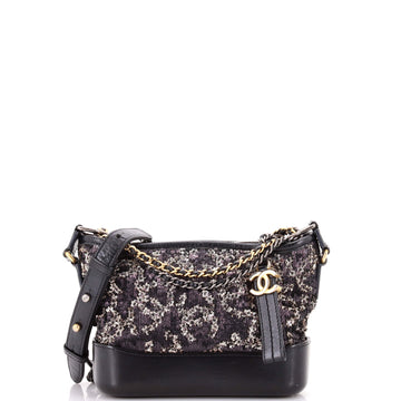 Gabrielle Hobo Logo Motif Sequins Small