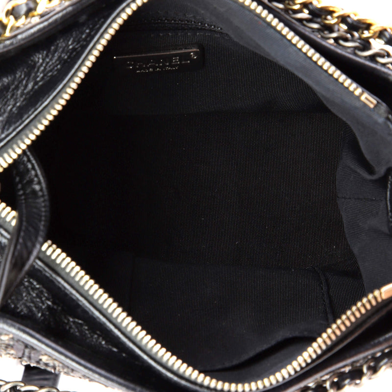 Gabrielle Hobo Logo Motif Sequins Small