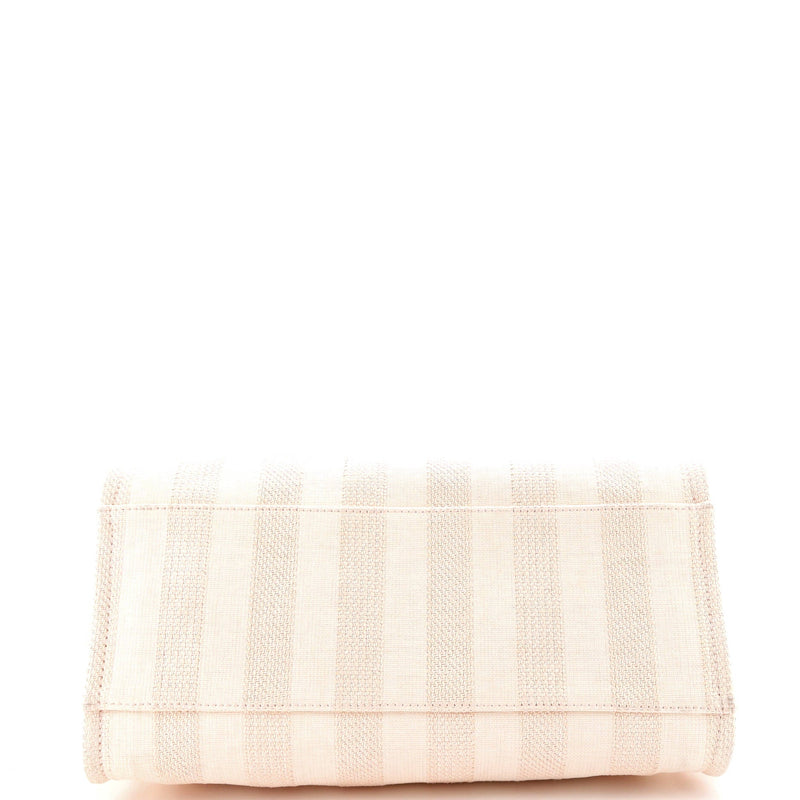 Deauville Tote Striped Mixed Fibers