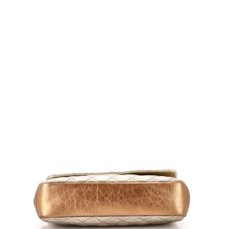 Lady Pearly Flap Bag Quilted Calfskin