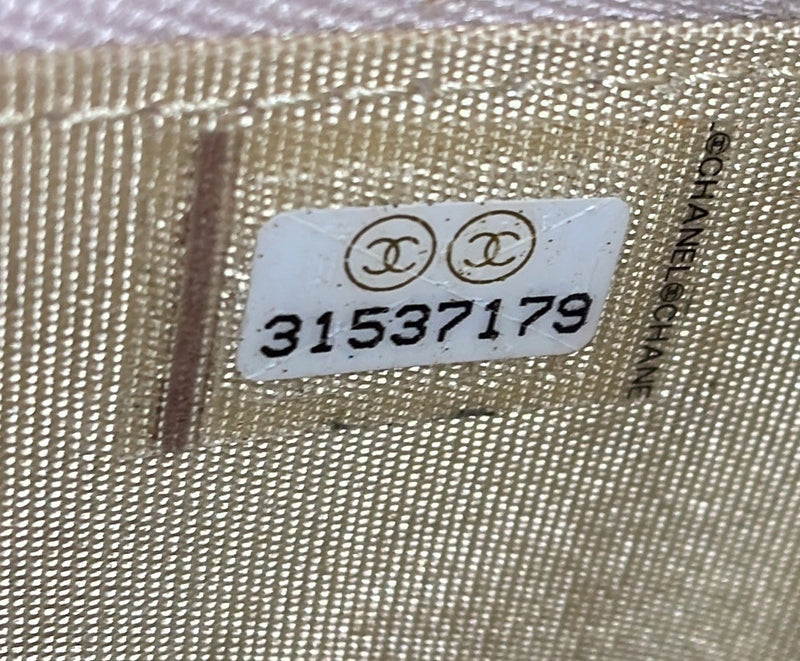 Pearl Crush Vanity Case With Chain