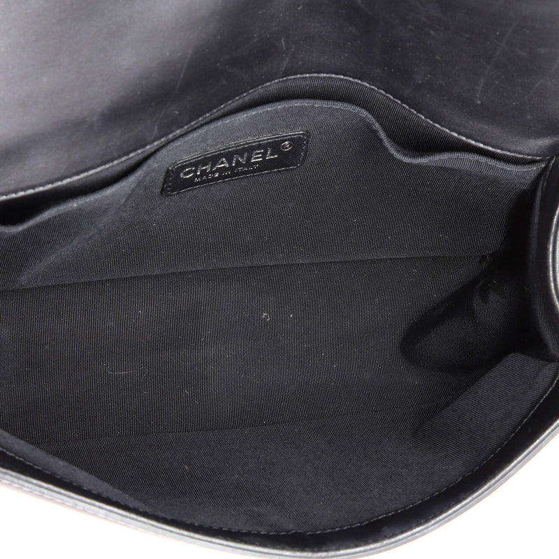 Boy Flap Bag Quilted Patent Old Medium