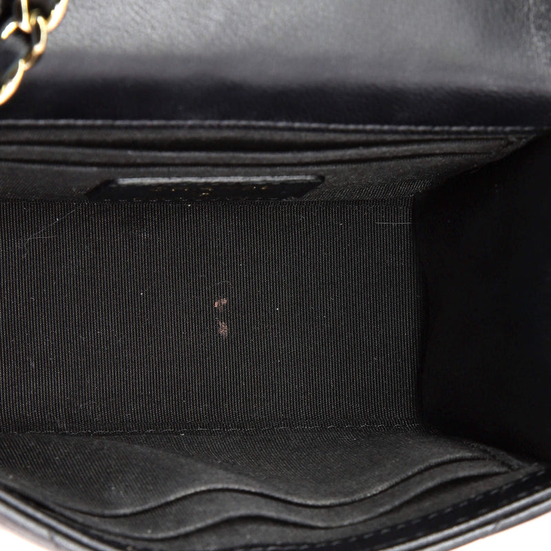 Trendy Cc Clutch With Chain Chevron