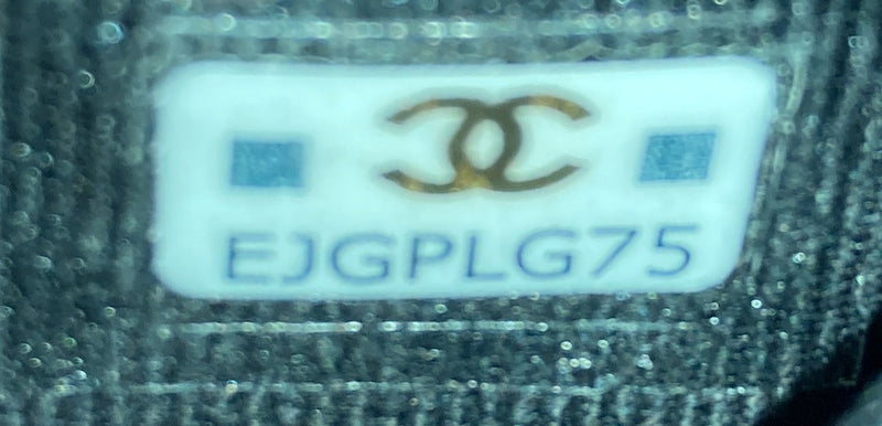 So Black Trendy Cc Clutch With Chain