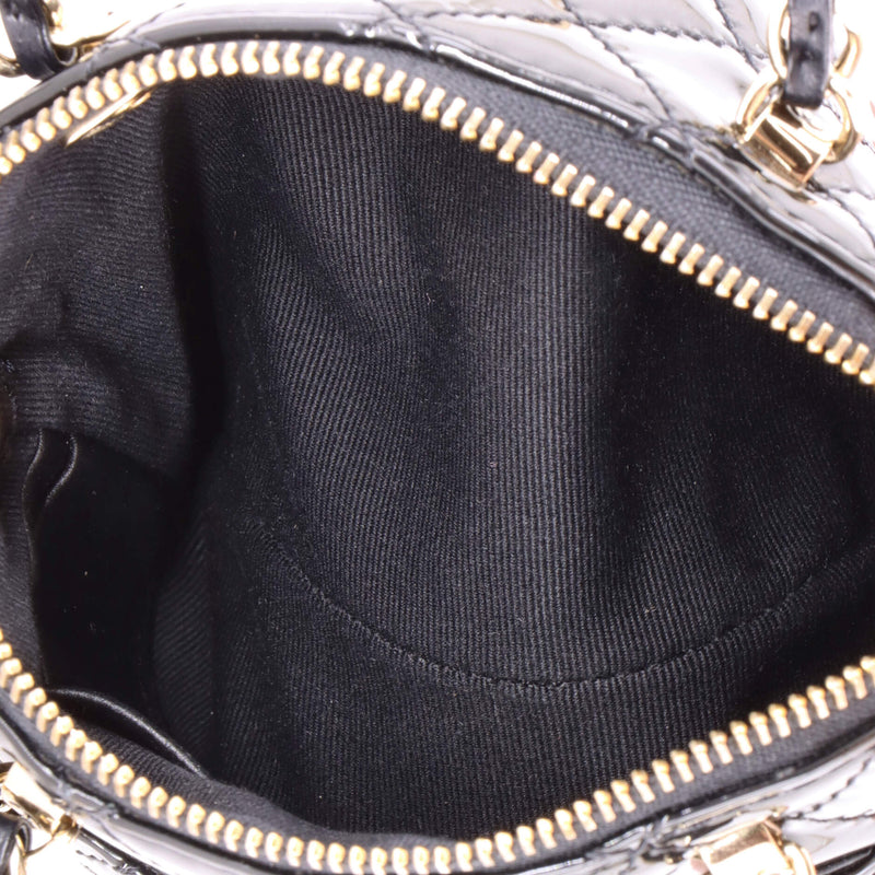 Cc Dome Zip Crossbody Bag Quilted Patent