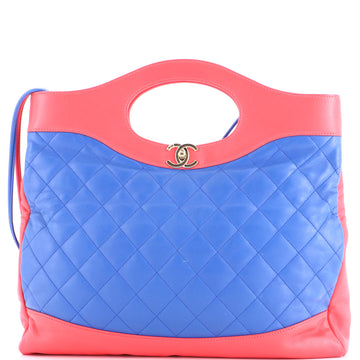 31 Shopping Bag Quilted Lambskin Large