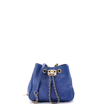 Egyptian Amulet Drawstring Bucket Bag