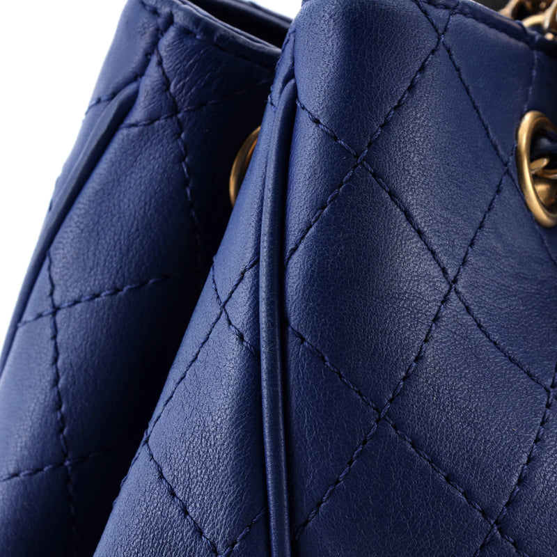 Egyptian Amulet Drawstring Bucket Bag