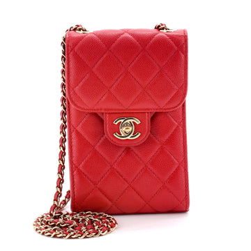 Cc Flap Phone Holder Crossbody Bag