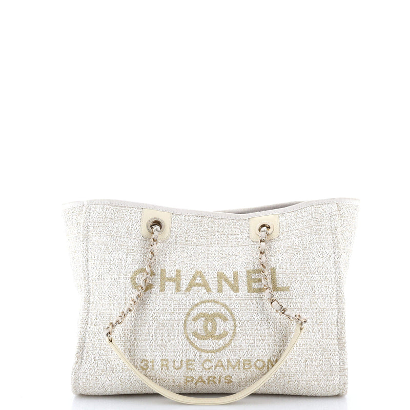 Deauville Tote Raffia With Glitter