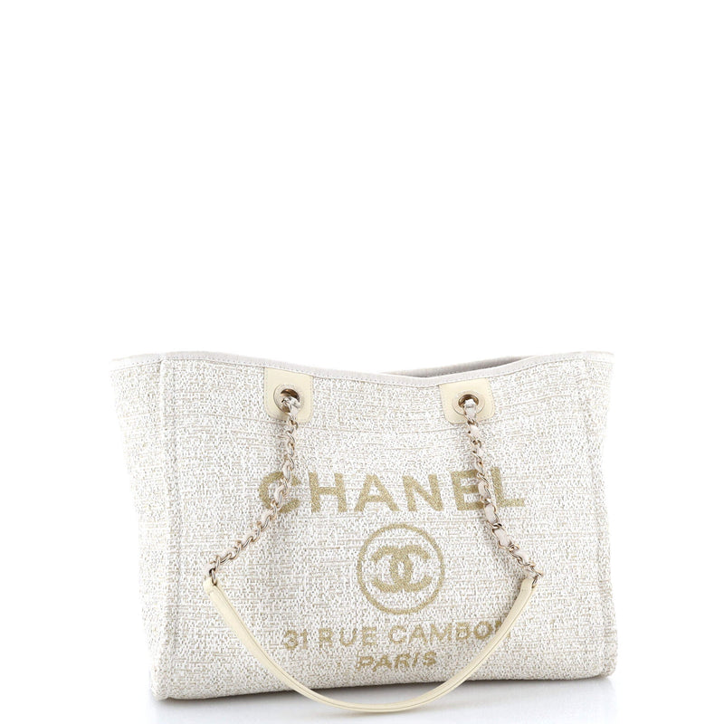 Deauville Tote Raffia With Glitter