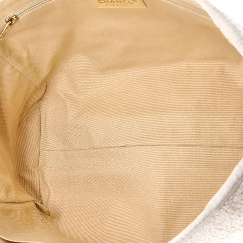 Deauville Tote Raffia With Glitter