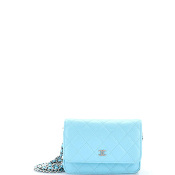 Wallet On Chain Quilted Lambskin Mini