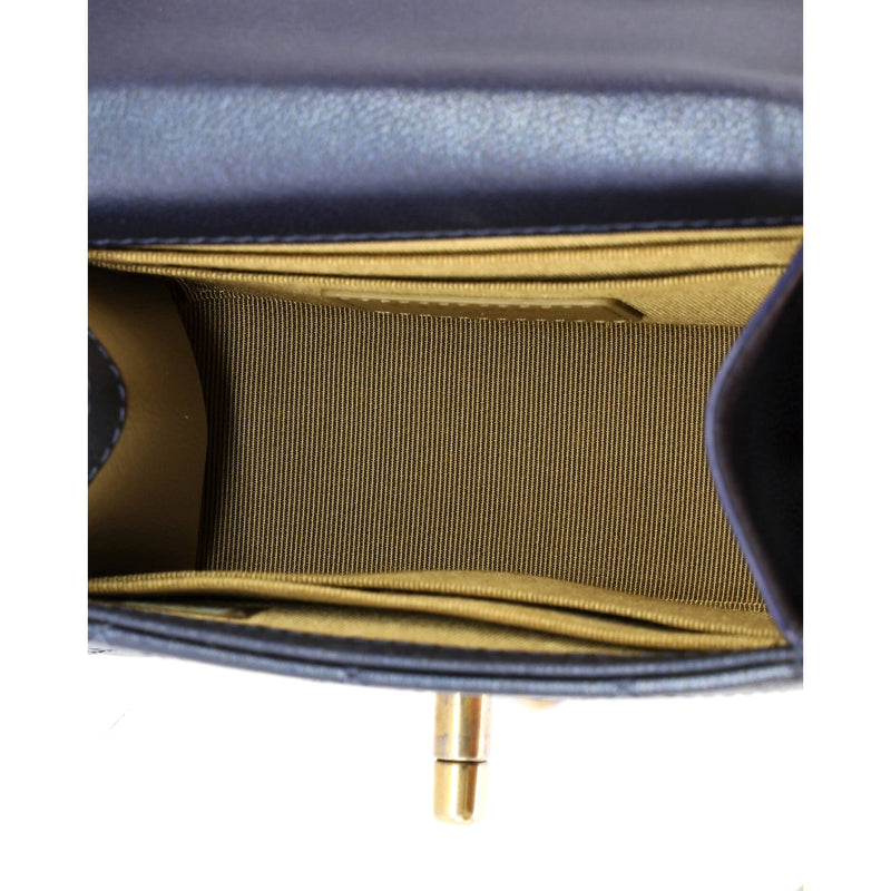 Chic Pearls Flap Clutch With Chain