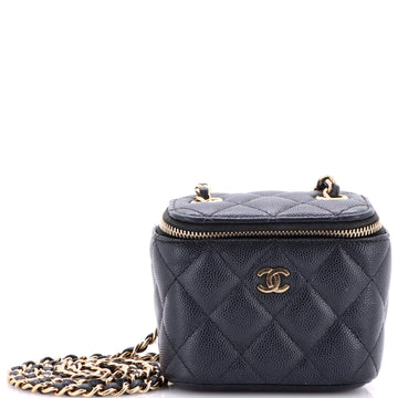 Chanel Classic Vanity Case With Chain