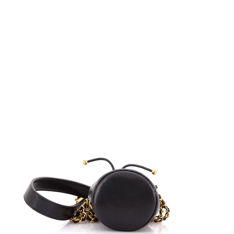 Twist Your Buttons Drawstring Bucket Bag