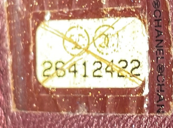 Coco Chevron Backpack Stitched Calfskin