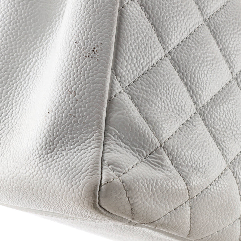 Grand Shopping Tote Quilted Caviar