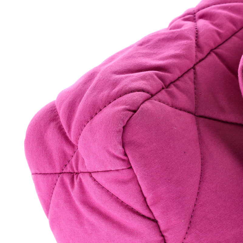 19 Flap Bag Quilted Canvas Medium