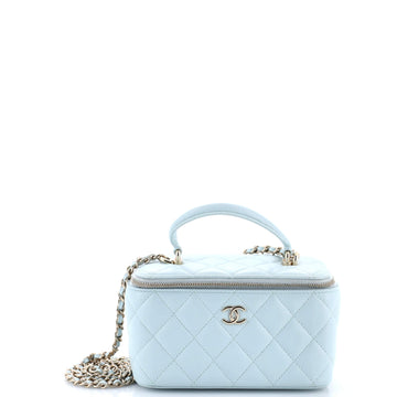 Classic Top Handle Vanity Case With