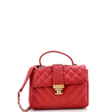 In The City Top Handle Flap Bag Mixed
