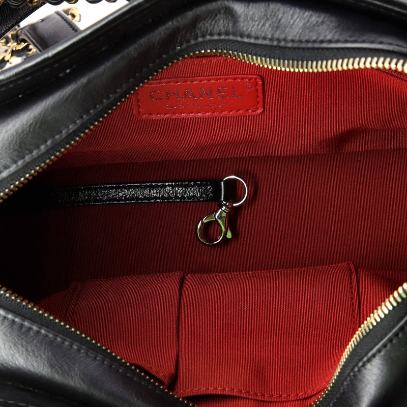 Gabrielle Hobo With Logo Handle Quilted