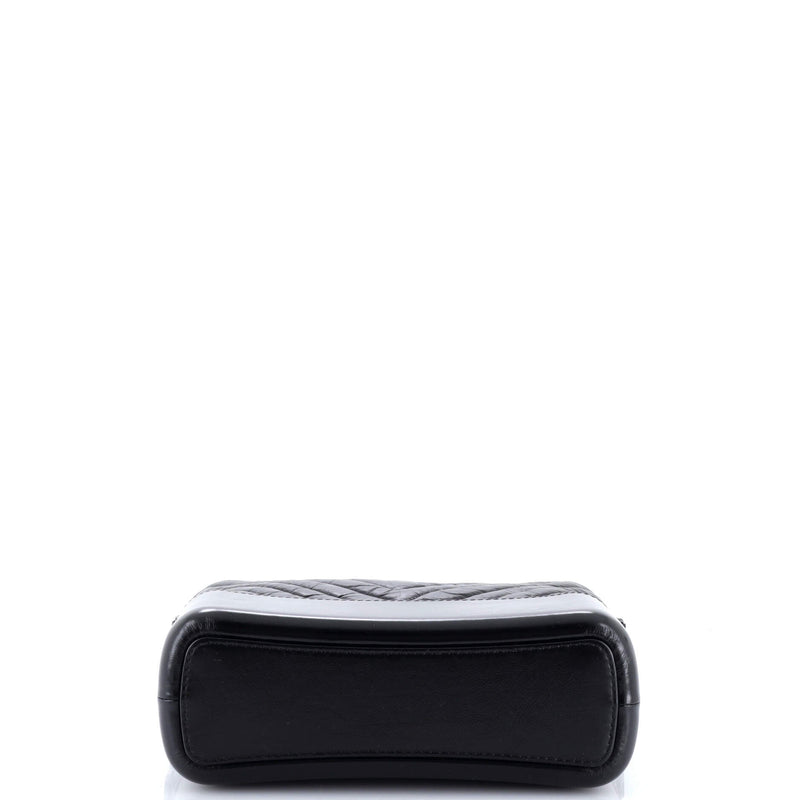 So Black Gabrielle Hobo Chevron Aged