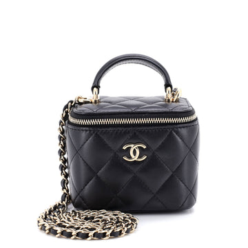 Classic Top Handle Vanity Case With