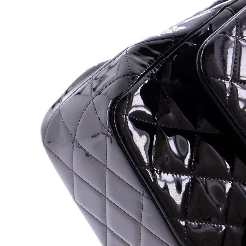 Classic Double Flap Bag Quilted Patent