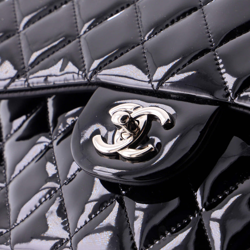 Classic Double Flap Bag Quilted Patent