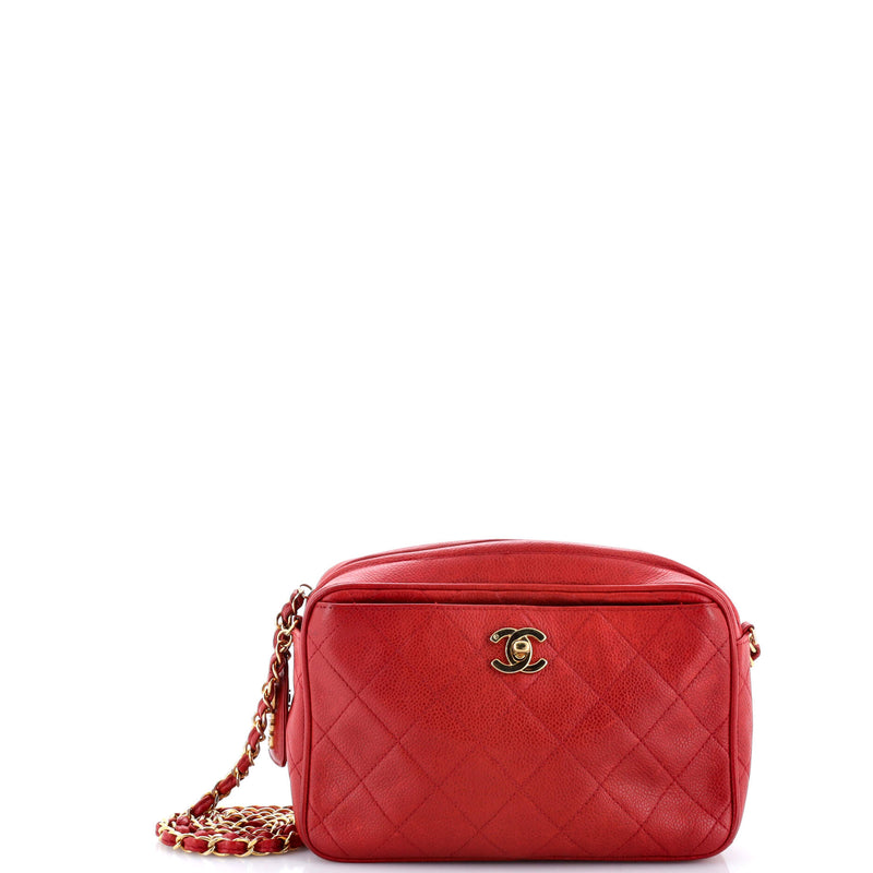 Vintage Front Pocket Camera Bag Quilted