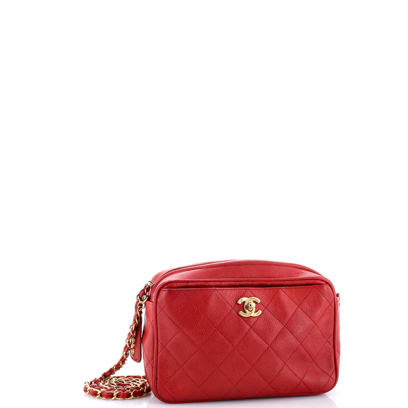 Vintage Front Pocket Camera Bag Quilted