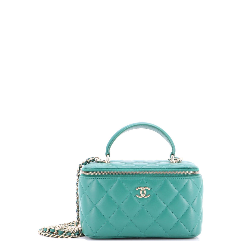 Classic Top Handle Vanity Case With