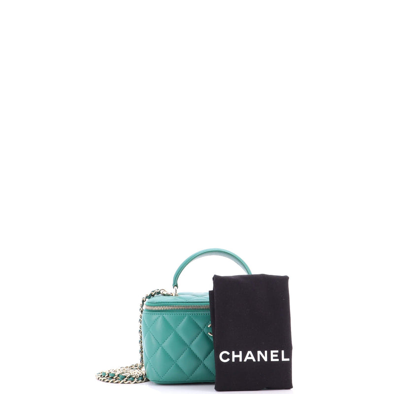 Classic Top Handle Vanity Case With