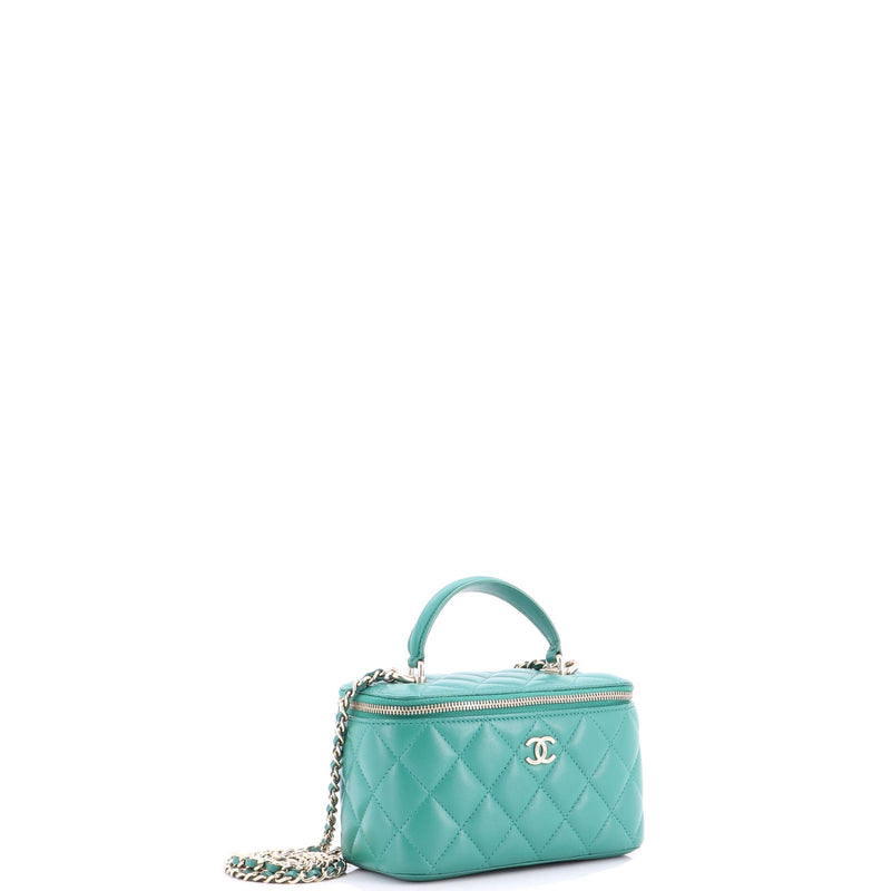 Classic Top Handle Vanity Case With