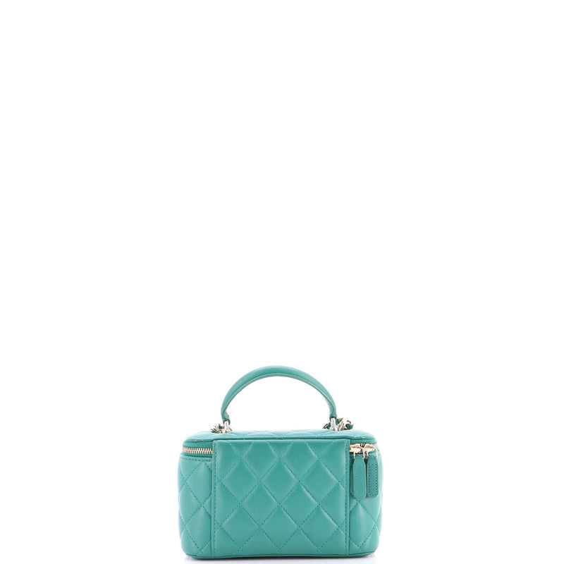 Classic Top Handle Vanity Case With